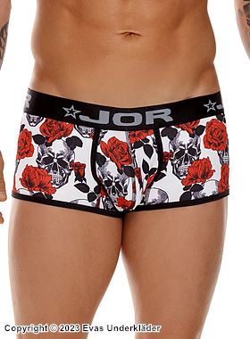 Boxershorts für Herren, Rosen, Totenköpfen, Sterne